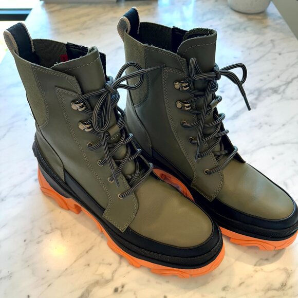 Sorel XFP Movement Women's Lace Up Boots - Olive Green - Picture 6 of 13